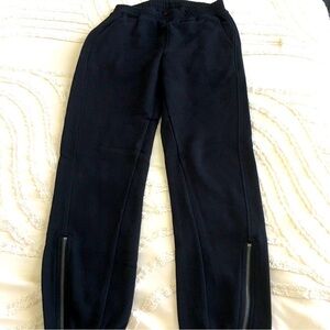 Philanthropy Small Black Jogger Pants with Zipper Detail